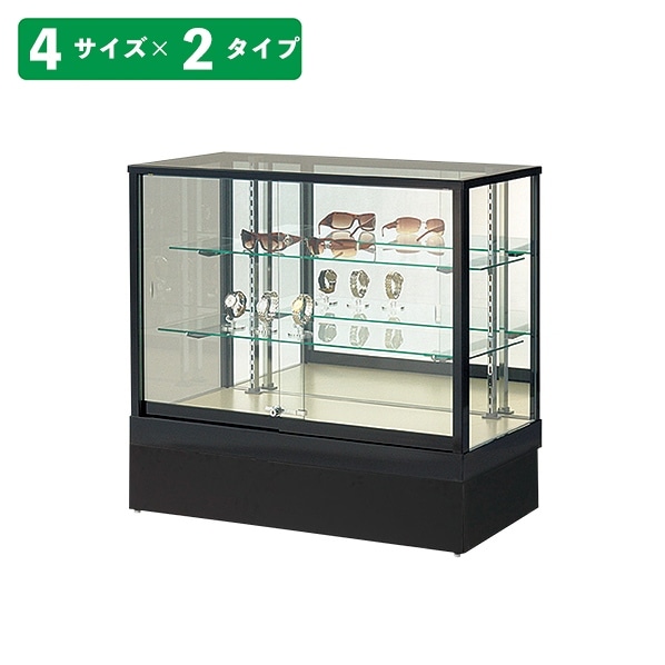 平ガラスショーケースオプション ☆背面ミラーのみ 奥行45cm 幅90cm