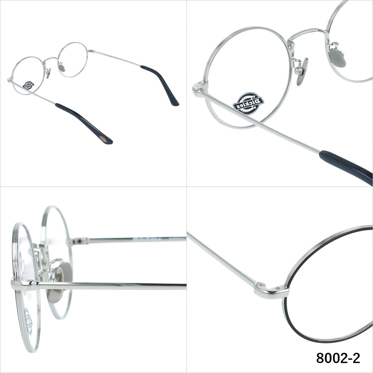 ディッキーズ メガネフレーム 伊達メガネ 調整可能ノーズパッド