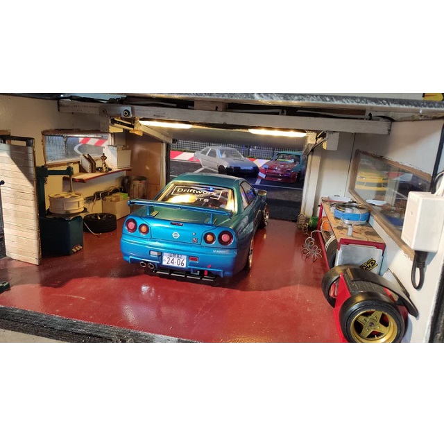 NISSANスカイラインBNR34クリアボディ [48626] - スーパーラジコン