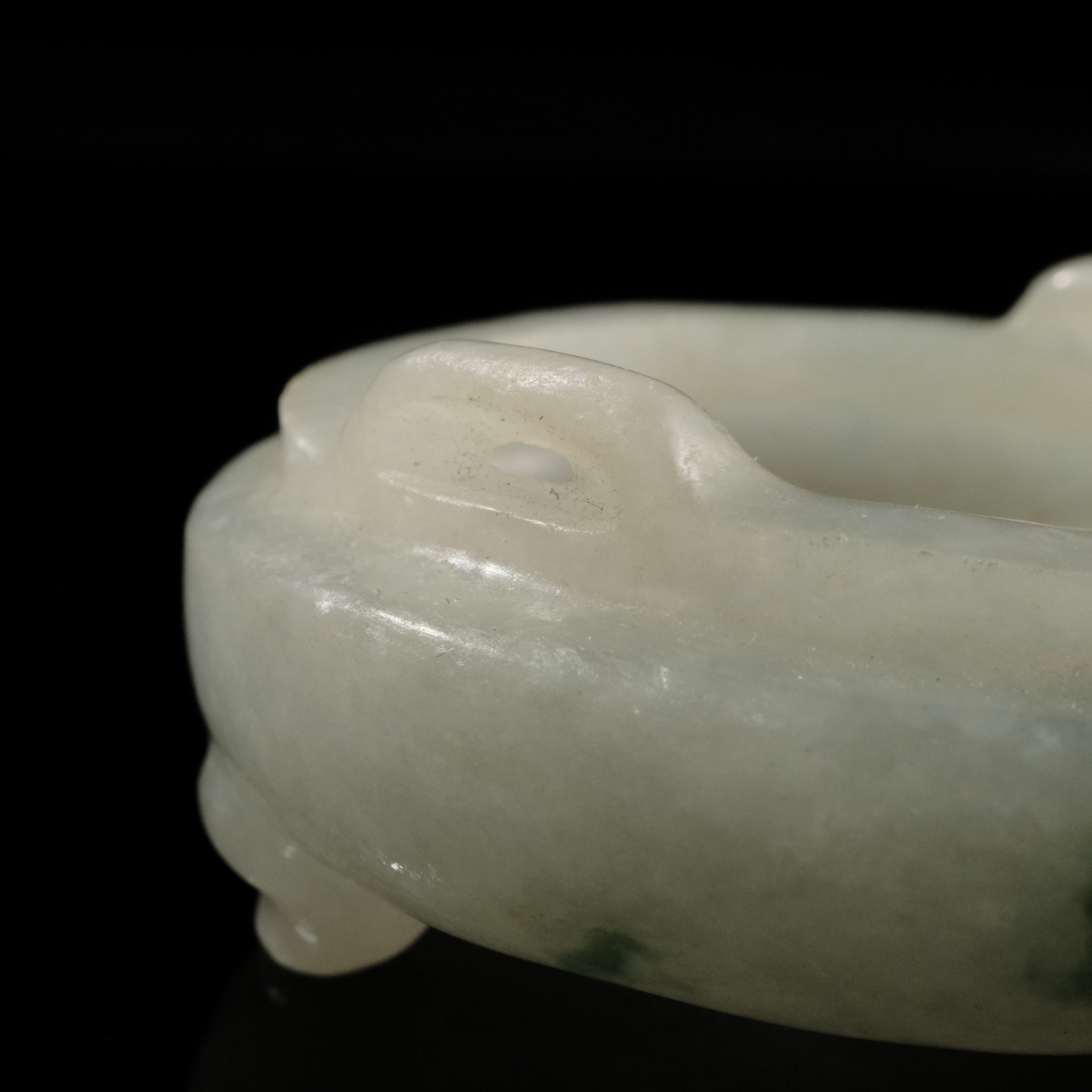 清 翠玉双耳小香炉 – 周信堂 Syuusindou