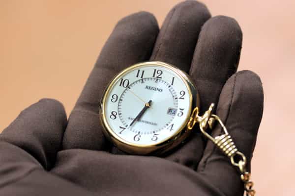 シチズン(CITIZEN) レグノ ソーラー電波 懐中時計 KL7-922-31 ゴールド