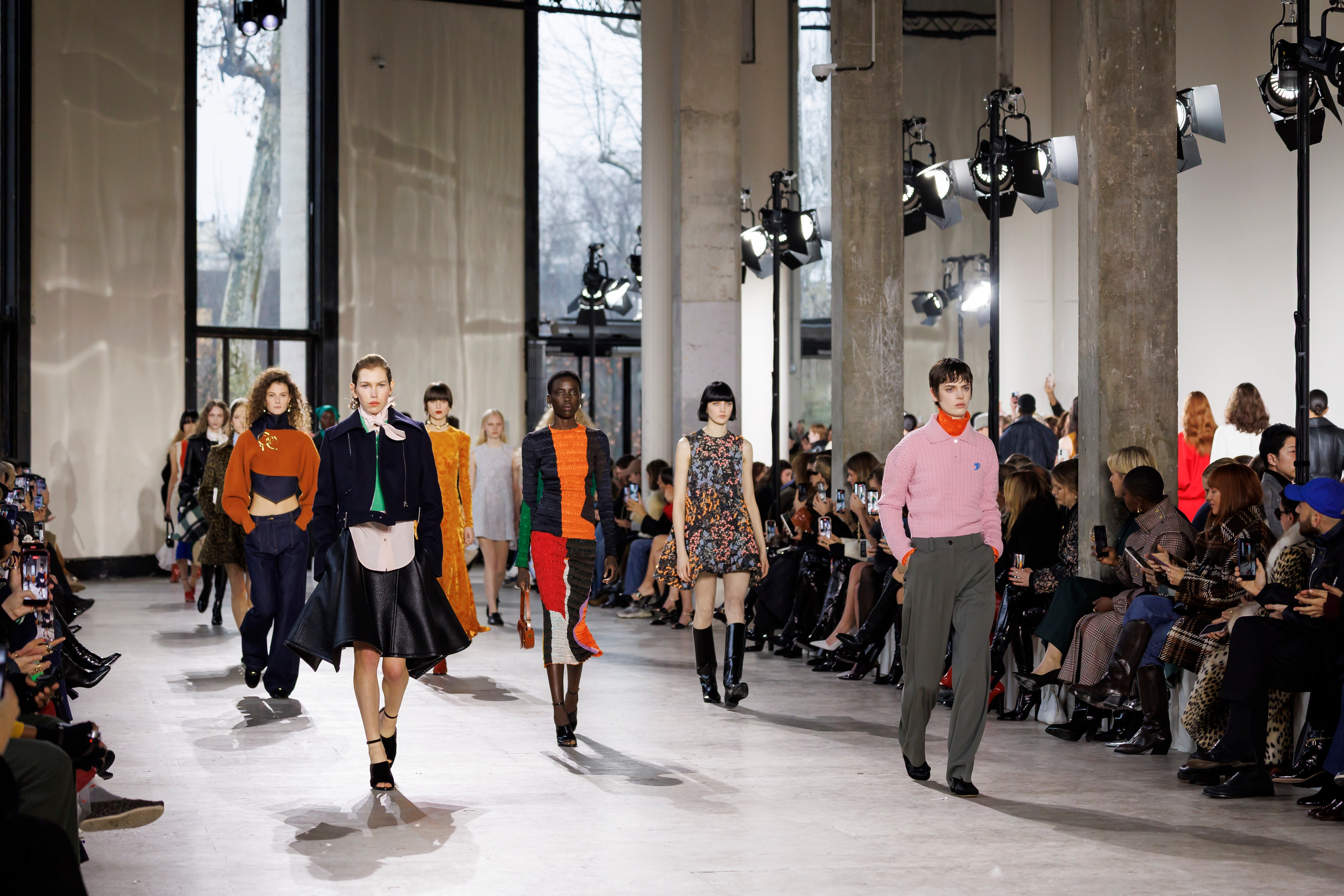 Patou | チェック ウール ダッフルコート