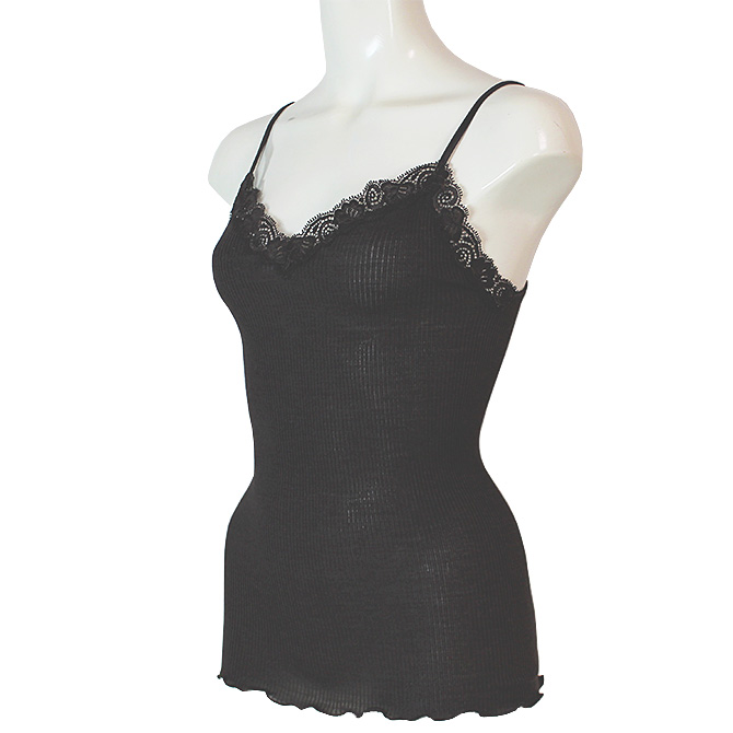 Oscalito】【オスカリート】 3408 シルクXウール キャミソール Moka