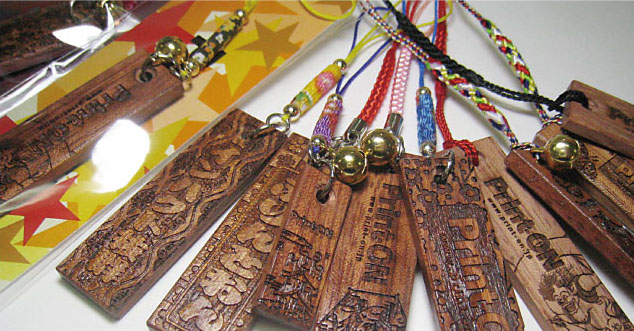 グッズ 木札ストラップ