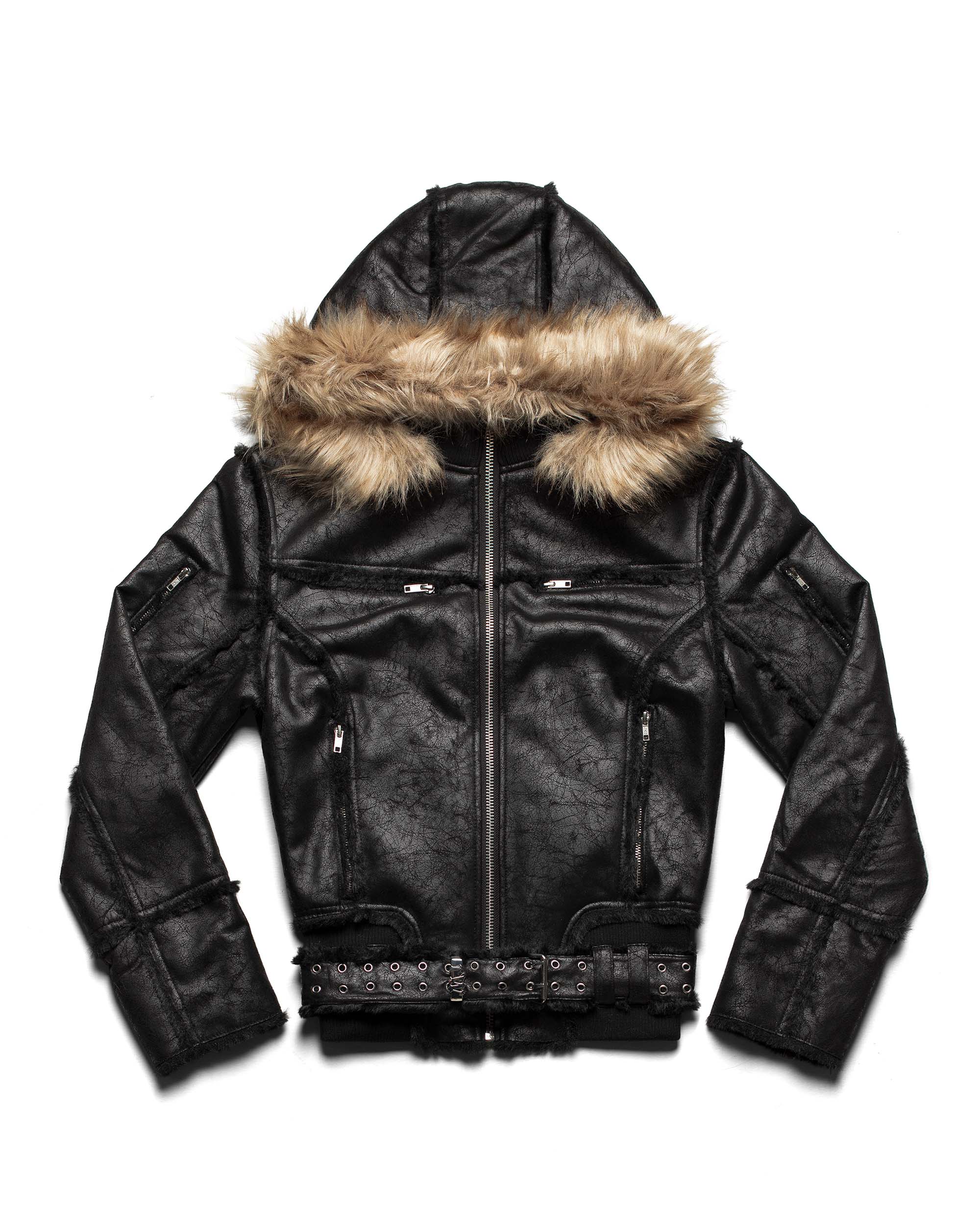 Black Sheepskin Jacket – Racer Worldwide