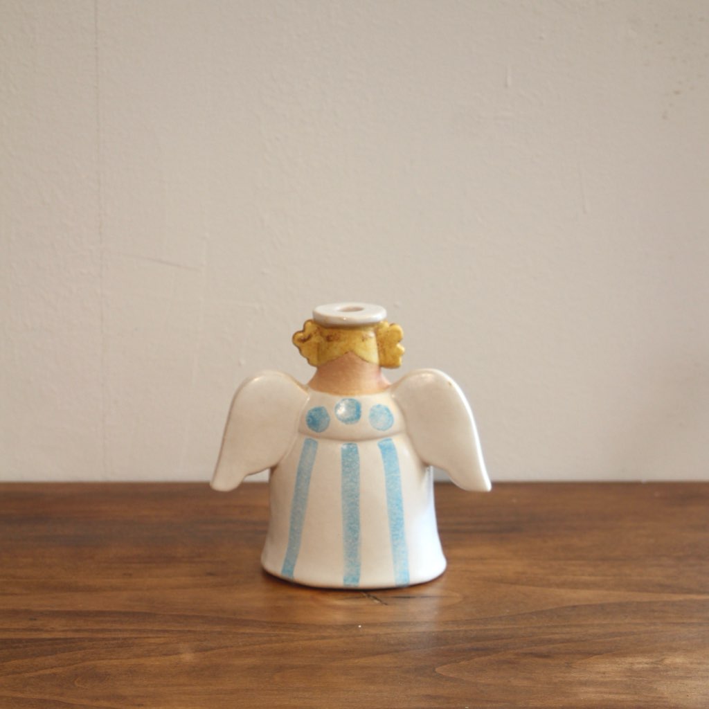リサラーソン / Lisa Larson 天使 キャンドルホルダー エンジェル 中古