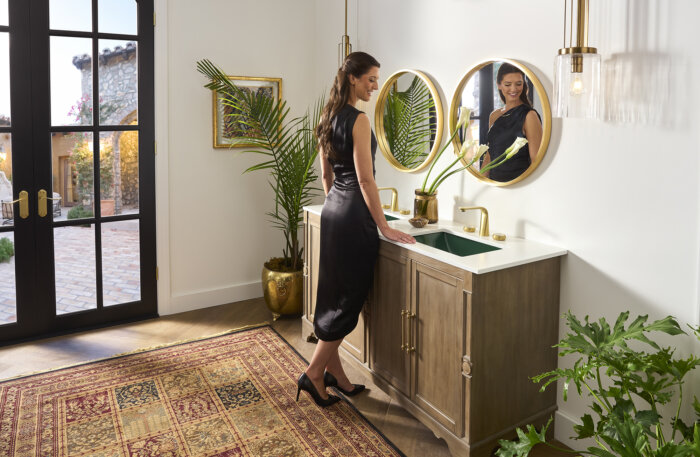 Ruvati 16 x 11-3/4 inch Undermount Bathroom Vanity Sink Emerald