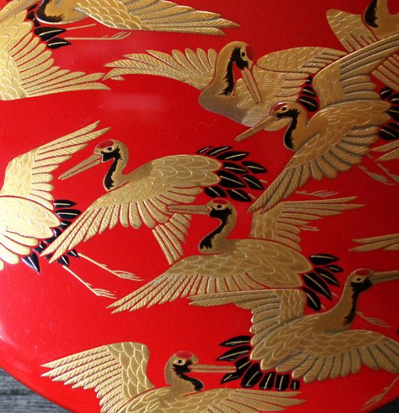 漆盤・群鶴蒔絵 | 輪島塗の塗師屋 輪島漆器大雅堂（公式サイト）