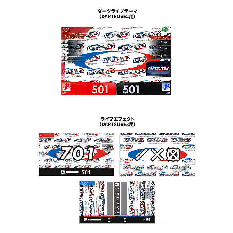 ダーツ ライブカード ダーツライブ20周年記念 復刻版セット テーマ