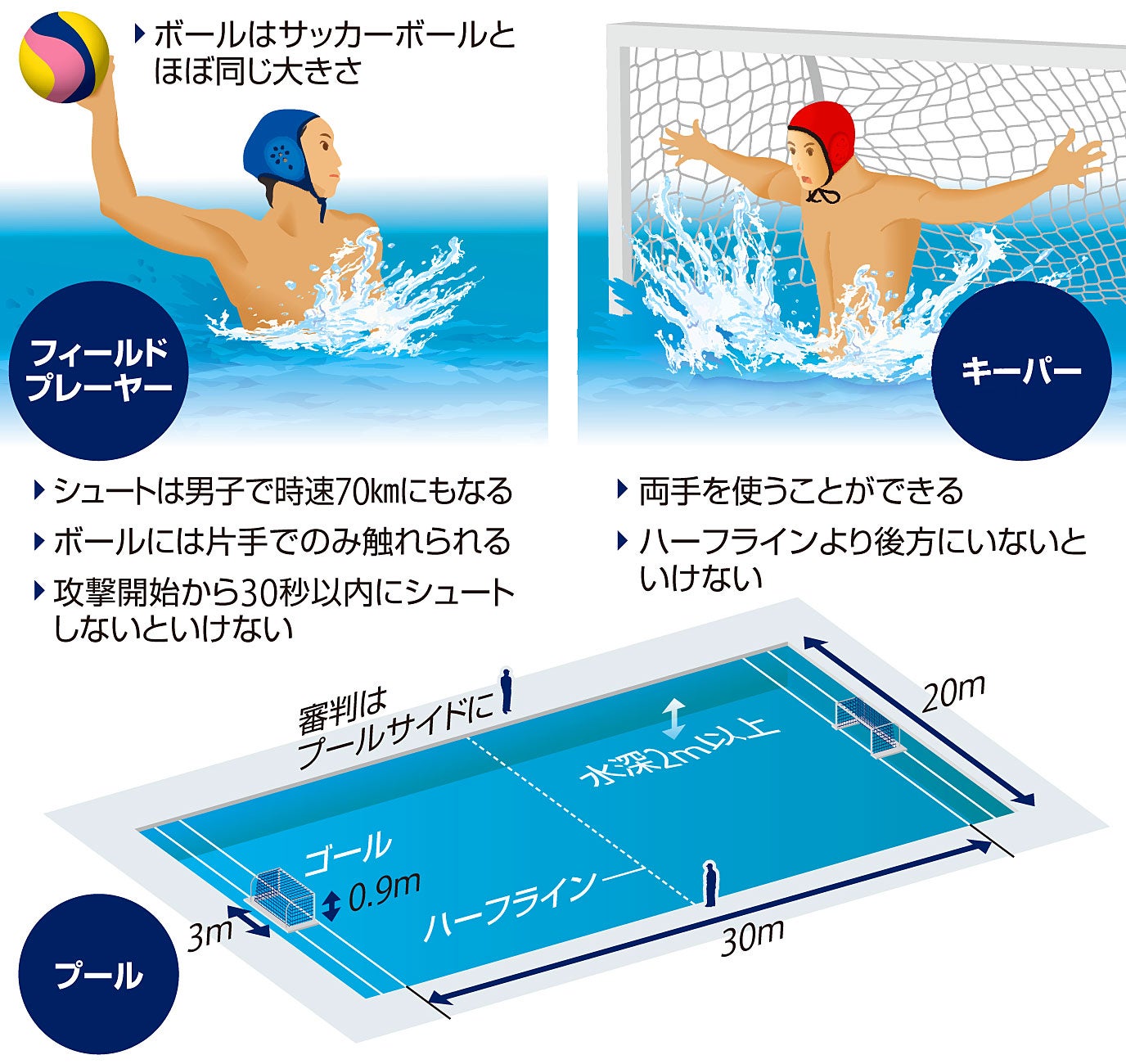 競技早わかり 水球 : 東京オリンピック2020速報 : 読売新聞