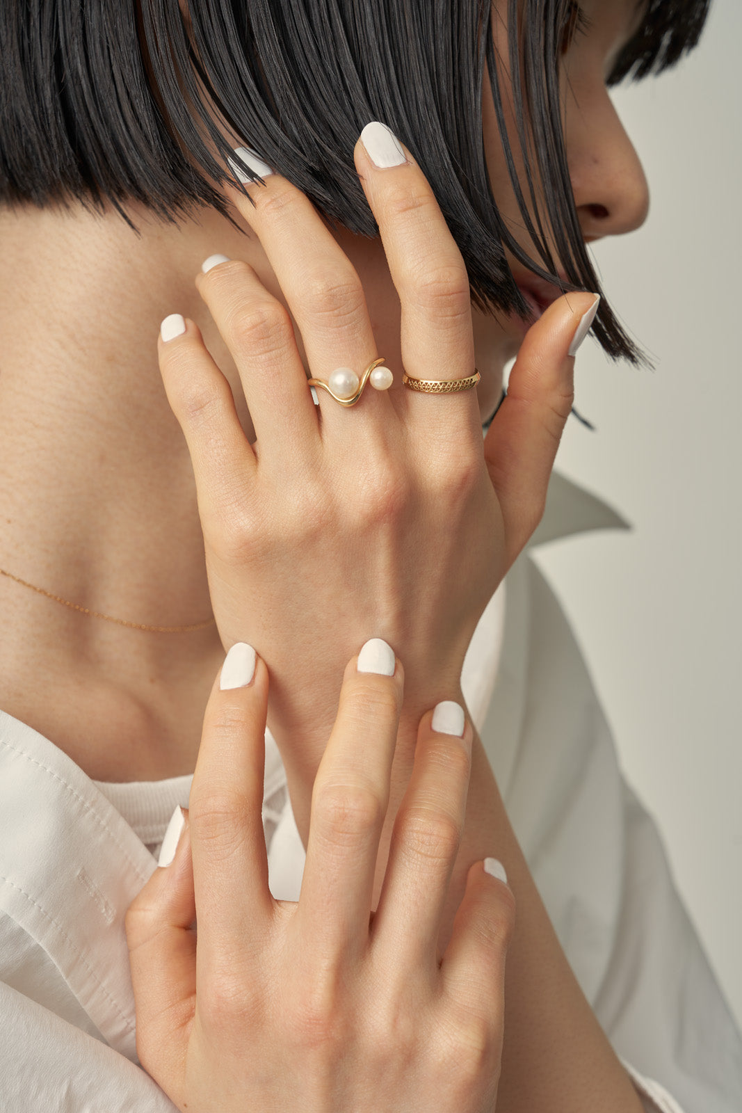 K18 bay pearl ring twin ベイ パール リング ツイン – XOZ(クロスオズ