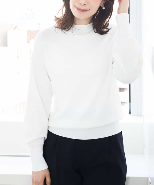 OFUON（オフオン） ニット セーター 「3シーズン対応」ハイネック