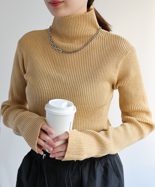 sakishimatokyo ニット セーター 「新色追加」「 ラメニット/きらきら