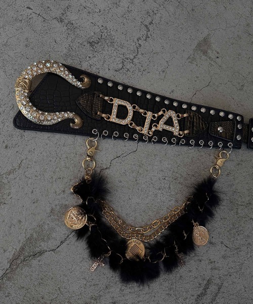 DAIYA（ダイヤ） ベルト オメガバックルチェーンベルト レディース