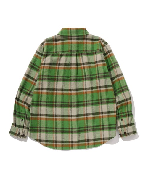 A BATHING APE（アベイシングエイプ） シャツ BAPE CHECK SHIRT メンズ