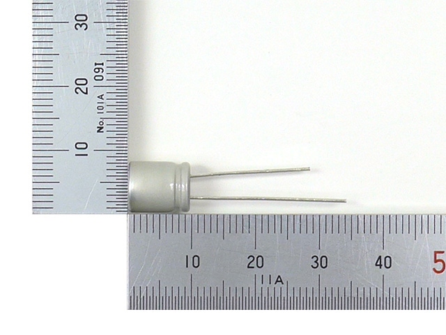 導電性高分子アルミ固体電解コンデンサー ハイブリッド 47μF63V125