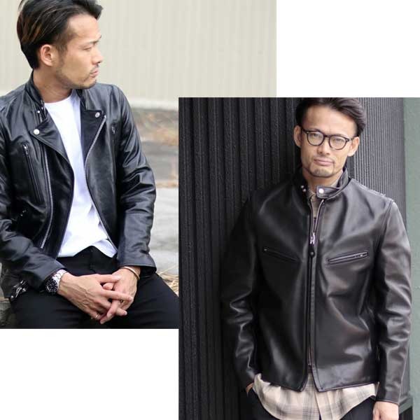 Schott/ショット「牛革の革ジャンと羊革の革ジャン」を徹底比較