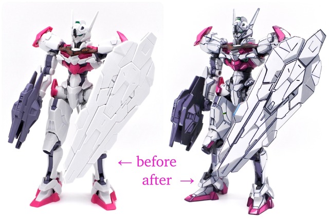 機動戦士ガンダム 水星の魔女」HGガンダムルブリスを“アニメ塗り”して