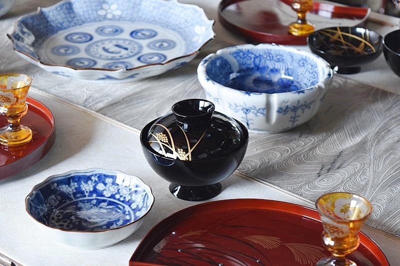 平安 象彦 五段焼物重 古漆刷毛目塗 天然木 本漆器 時代物 骨董 2026年