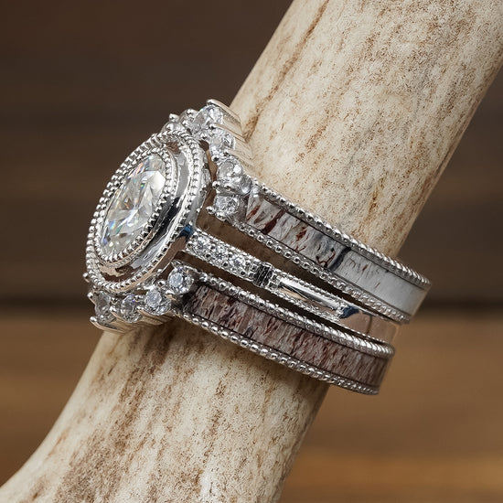 The Lolita | Moissanite Oval Cut Stone with Classic Sterling