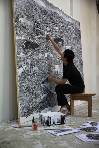 西野壮平写真展「Action Drawing： Diorama Maps and New Work