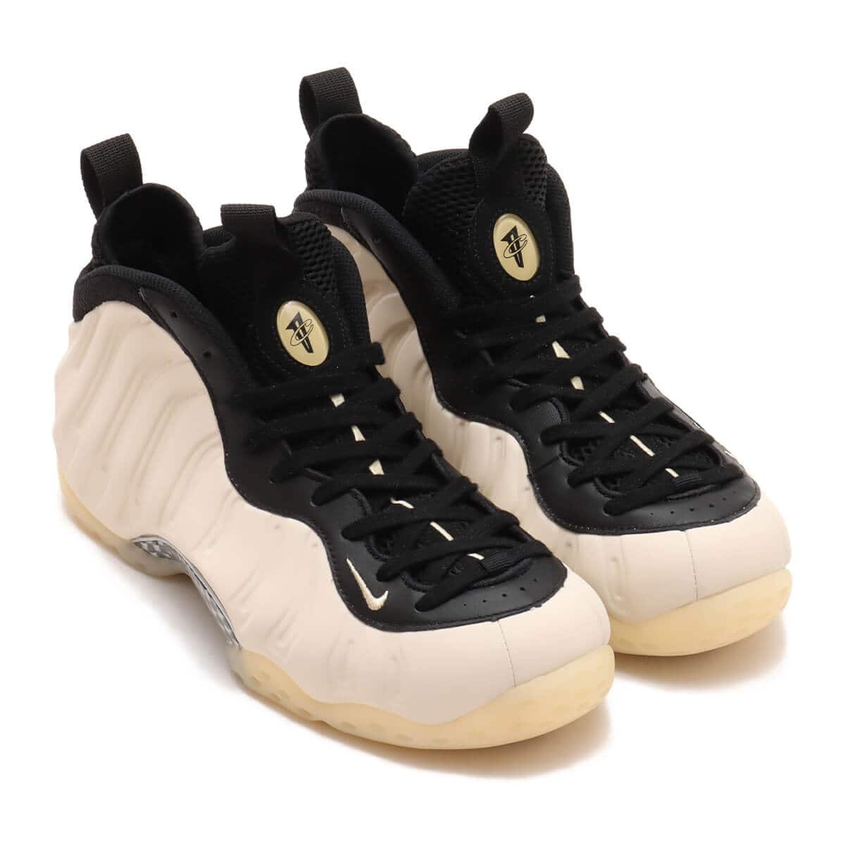 NIKE AIR FOAMPOSITE ONE BLACK/TEAM GOLD-LT OREWOOD BRN-CHROME