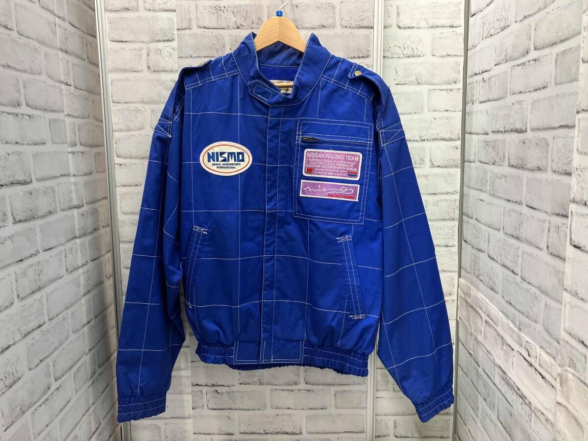 NISMO/ヴィンテージ/80-90s/日産レーシングジャケット/ブルーカラー/L