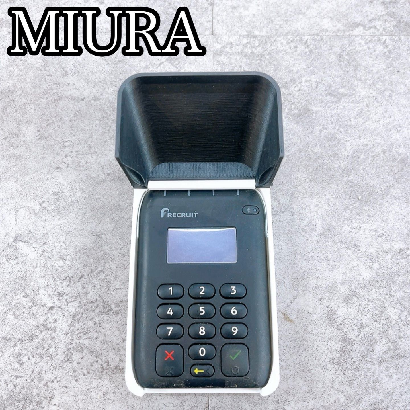 Airペイ カードリーダー MIURA M010-PROD38-V2-3 ブラック - メルカリ