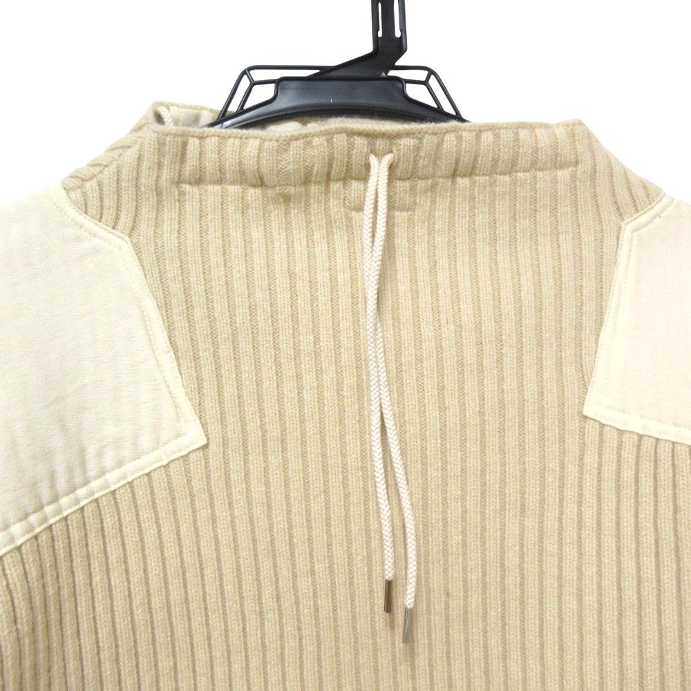 美品 FUMIKA UCHIDA フミカウチダ RIB KNIT PATCHED CROPPED SWEATER