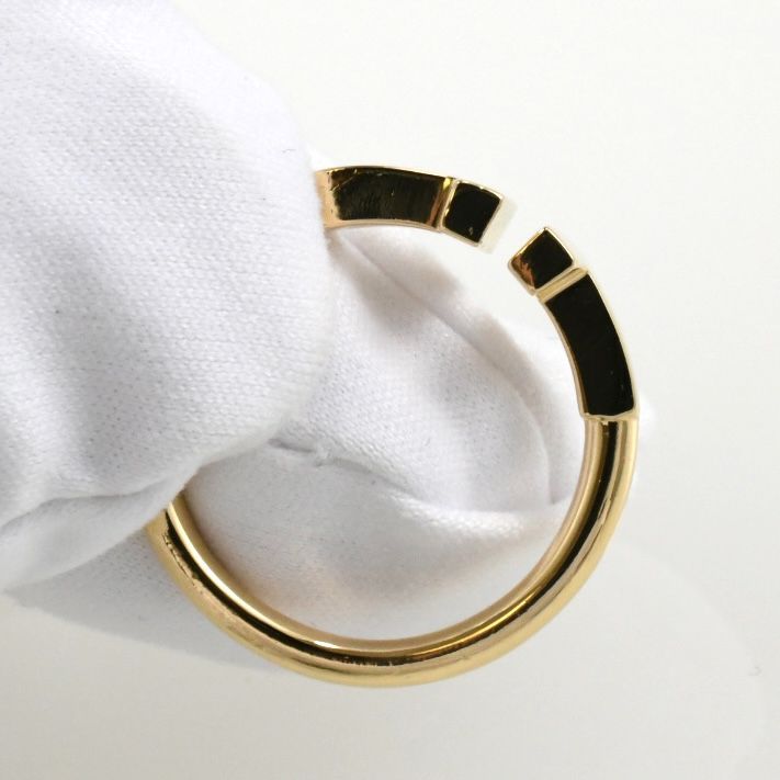 Tiffany ティファニー Tワイヤー リング K18YG イエローゴールド 7号