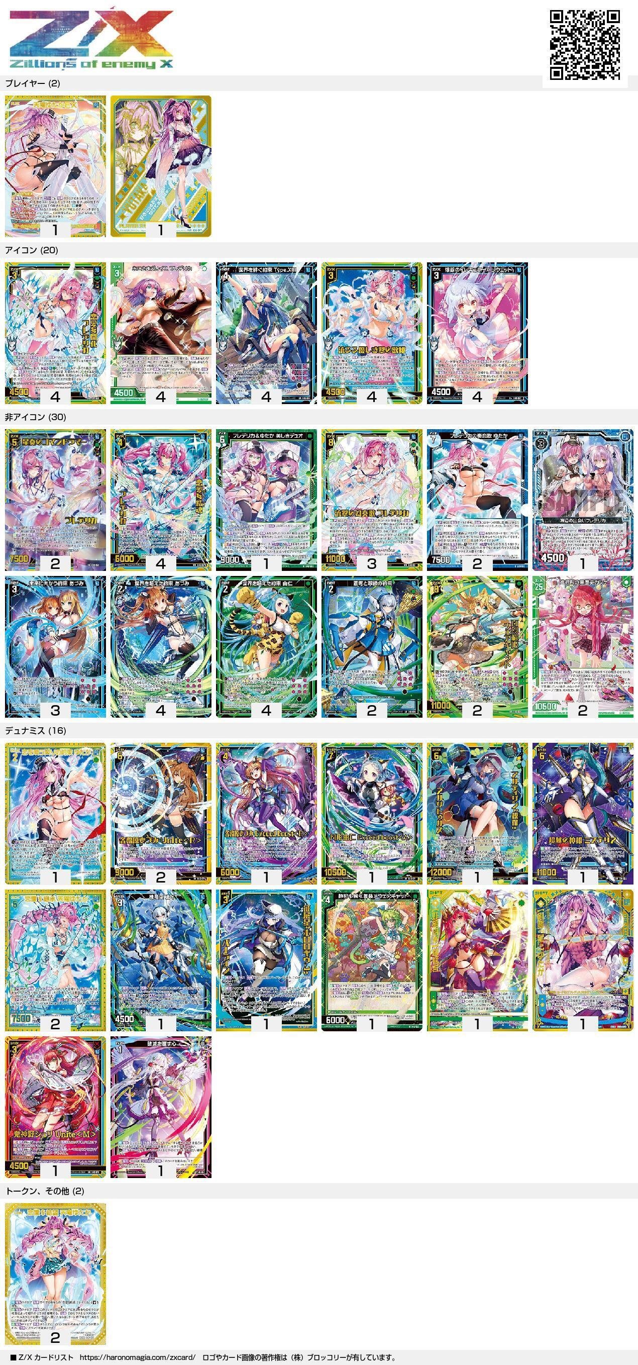 フレデリカについて、デッキを考えてみる｜てとら