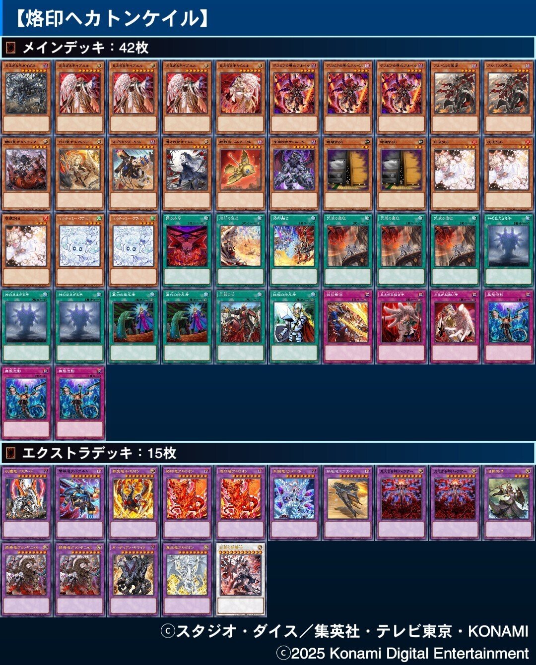 遊戯王】【ヘカトンケイル】をどう組むか｜sann