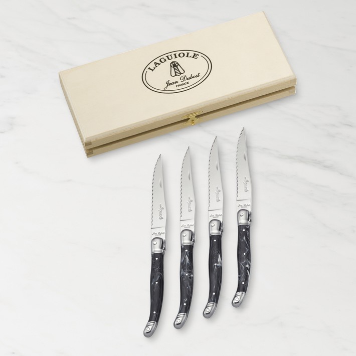 Laguiole Jean Dubost Steak Knives Set of 4 | Williams Sonoma