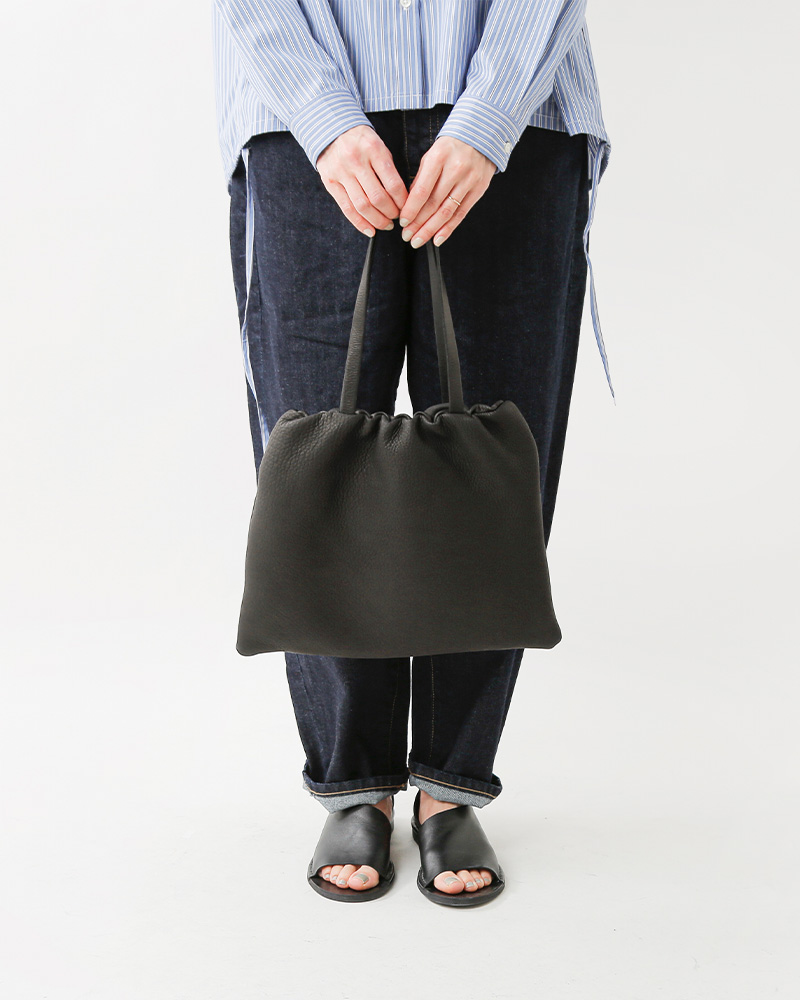 Aeta アエタ エラスティック レザー トートバッグM “ELASTIC TOTE M