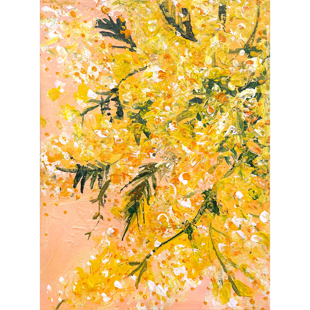 artwine.tokyo | フラワーペインティング・ミモザ