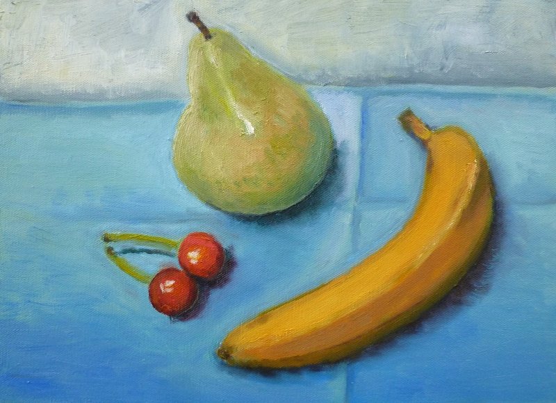 上田さんの静物油彩画 F4