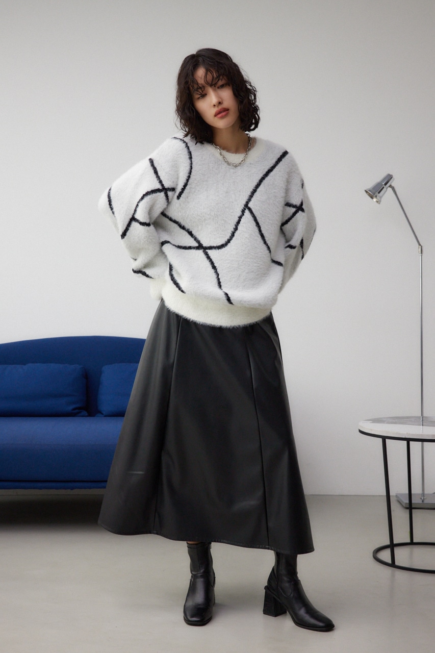 ニュアンスライン柄ニット｜WOMEN｜250HAB70-600I｜AZUL BY MOUSSY