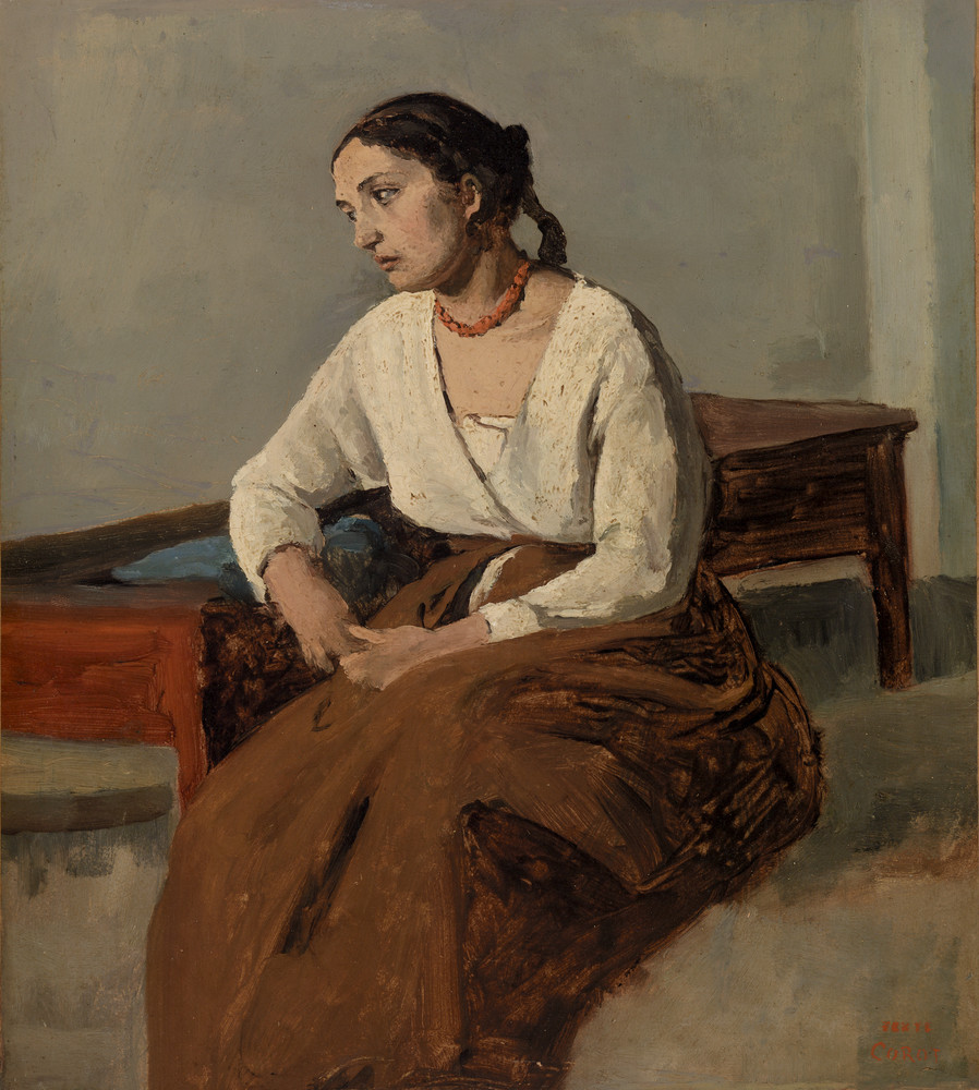 Barnes Collection Online — Jean-Baptiste-Camille Corot: Melancholy