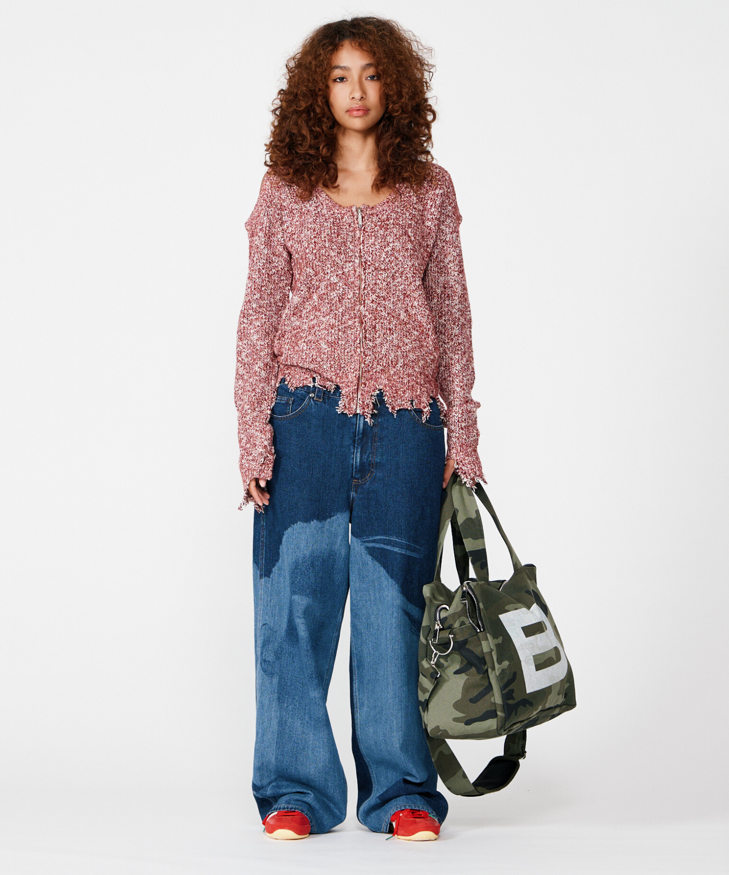 FACE PRINT WIDE STRAIGHT PANTS – BEEDEN