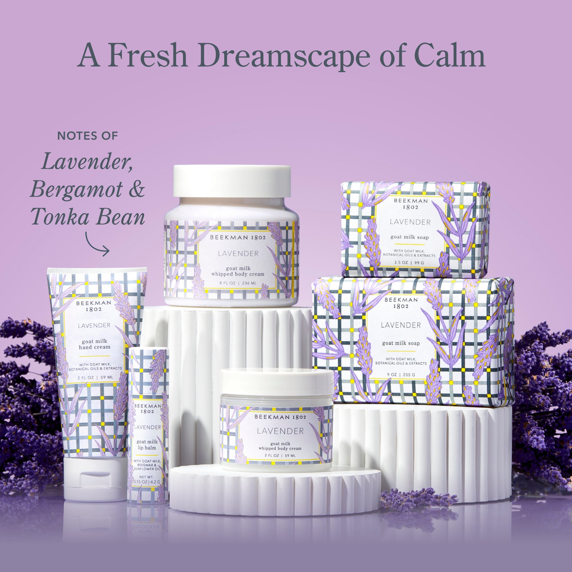 Lavender Goat Milk Soap Set of 4