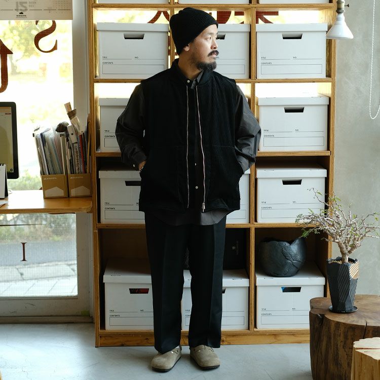 SALE 20％OFF】ORGANIC COTTON CORDUROY WORKERS VEST オーガニック