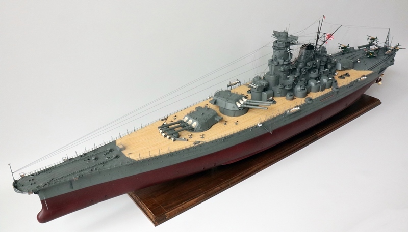 1/200 ニチモ・戦艦大和の製作⑳ 完成！ | 何時になったら出来るやら？