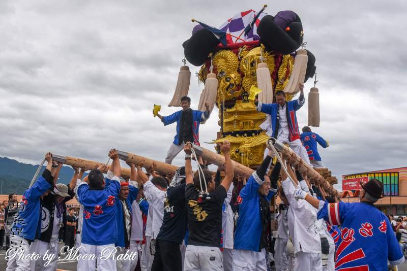 新喜多台旭子供太鼓台 パルティ・フジ東予店かきくらべ 保内八幡神社
