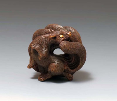 美洲「九尾之狐」 | 根津の根付屋 ＆ 花 影 抄 blog