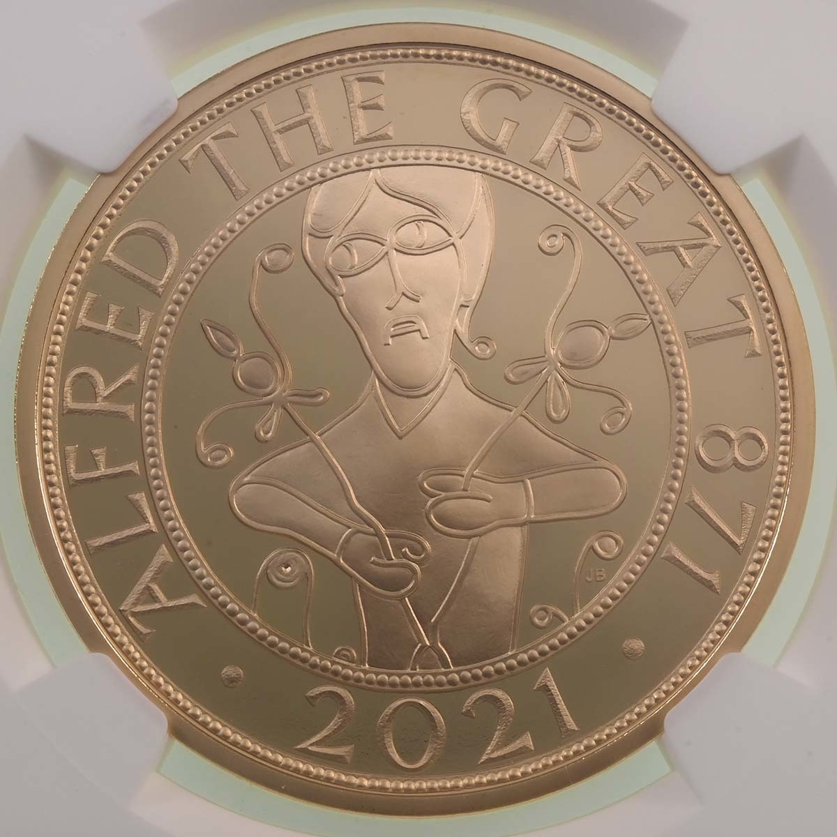 2021 Alfred The Great Gold £5 PF 70 First Releases
