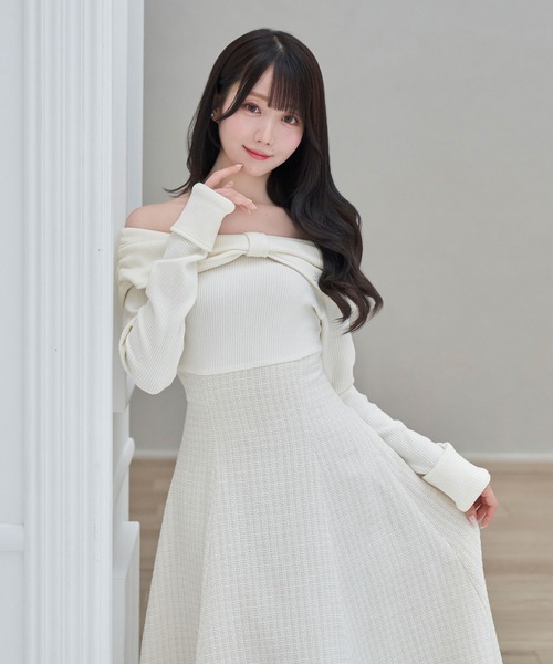 セール】Front ribbon dress（ワンピース）｜Rose Muse（ロゼミューズ