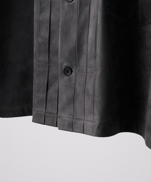 CLEL】Double Tech Fade Trucker Design Shirt / ダブルテックフェード