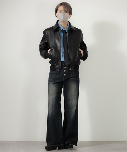 CLEL】ディープテクスチャーブルゾン ブラウン M CLEL（クレイル）の