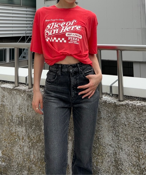 MOUSSY（マウジー）の「MVS BLACK FLARE（デニムパンツ）」 - WEAR