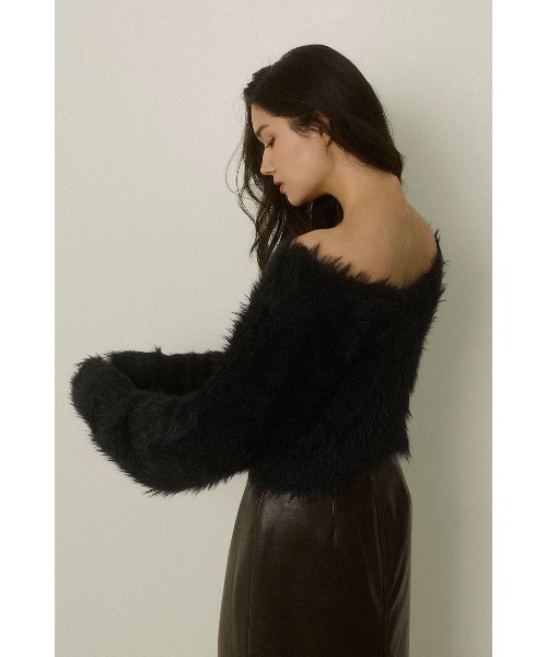 ALEXIA STAM（アリシアスタン）の「Shaggy Knit Top /ふわふわシャギー
